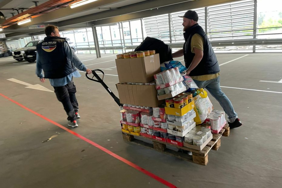 Tim & Markus haben fleißig mit angepackt